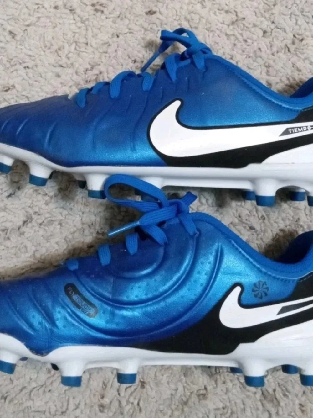 Nike Tiempo Legend 10 Academy MG Low Blue/White (DV4348-400) Size Kids Size 4.5y